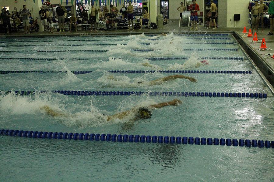 Boys' swim team places 2nd at Blue Spring South meet