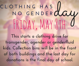 Clothing has no gender day