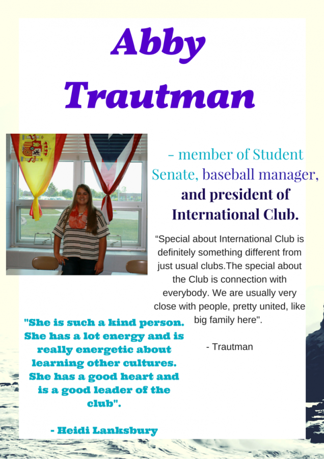 Abby Trautman: President of the International Club