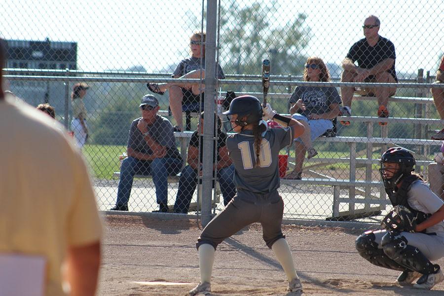 Girls Softball wins last home game