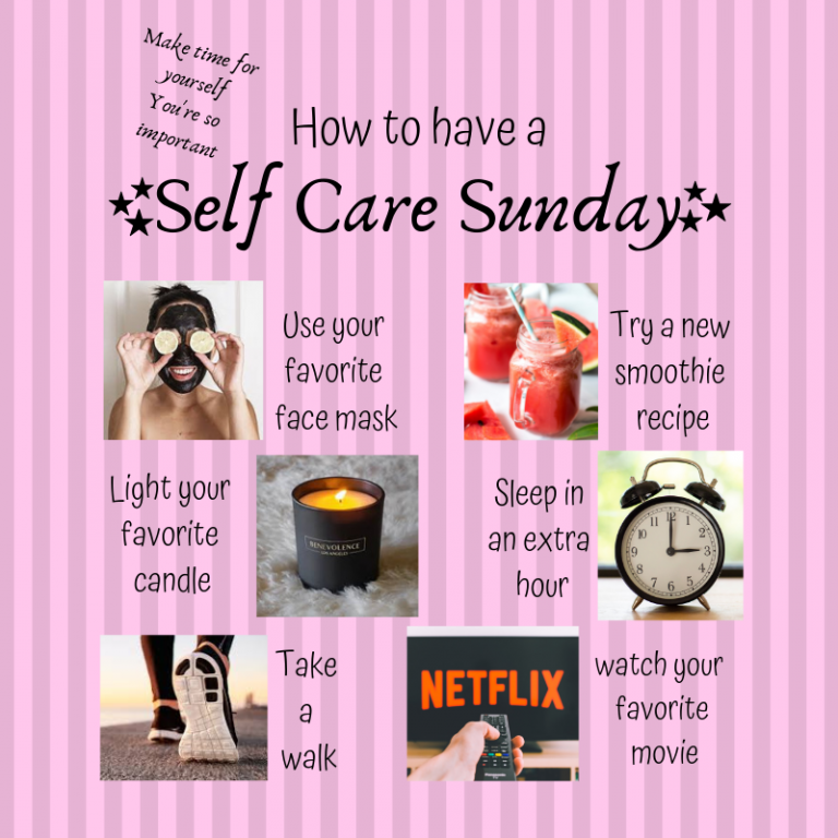 Raypecnows Self Care Sunday Guide Raypecnow