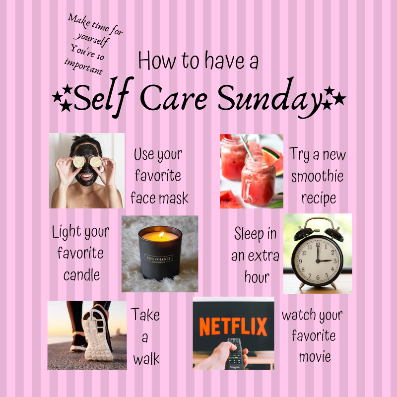 RayPecNOWs self care Sunday guide