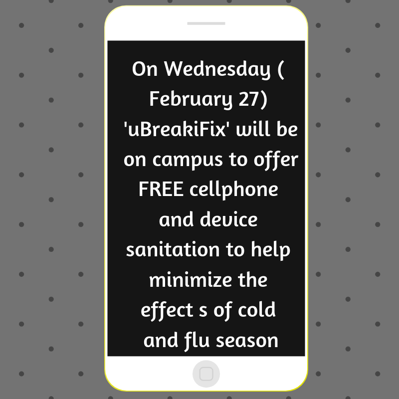 Free phone sanitation