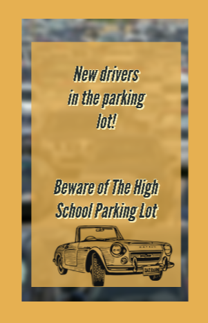 New drivers are in the parking lot