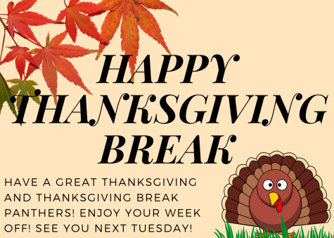 HAVE A GREAT THANKSGIVING BREAK!!